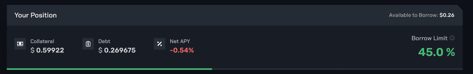 Position Health Monitoring Interface